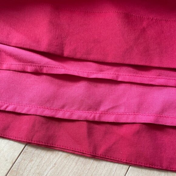 NEW Reformation Kiria Midi Drop Waist Short Sleeve Dress Lipstick Red | size 0 - Picture 14 of 14